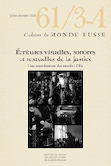 Cahiers du monde russe 61/3-4